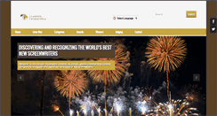 Desktop Screenshot of cannesscreenplaycontest.com